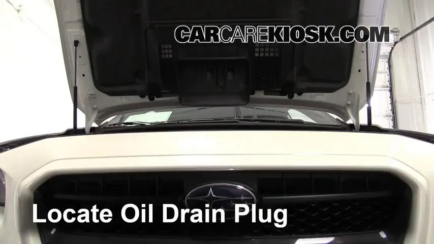2015 Subaru WRX Limited 2.0L 4 Cyl. Turbo Oil Change Oil and Oil Filter